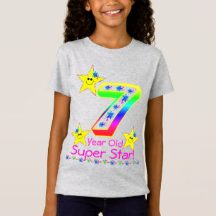 Camisa Super Star de 7 Anos