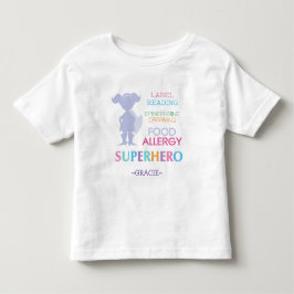 Camisa Superheroínas Alerta de Alergia Alimentar