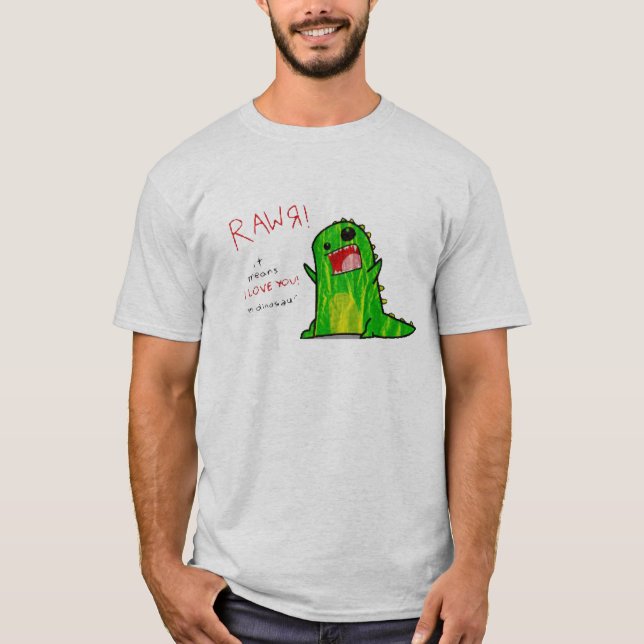 Camisa superior da edição limitada RAWR (Frente)