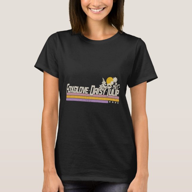 Camisa Sutil Boho Flores Trump Resist Foxglove Da (Frente)