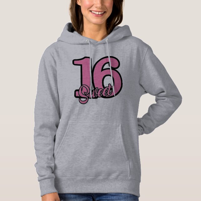 Camisa Sweet 16, Presente para Menina Sweet 16, Na (Frente)