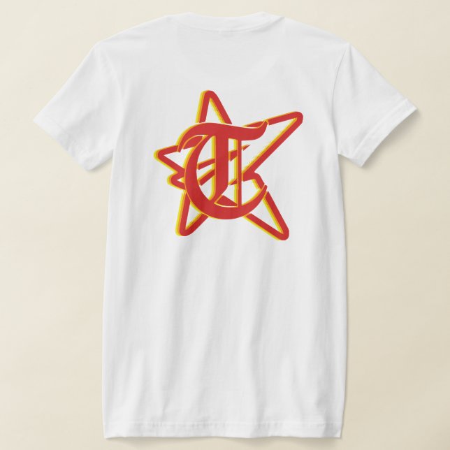 Camisa T (Postura das costas)