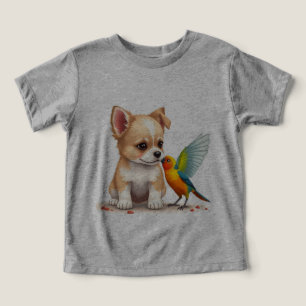 Camisa T agradável e confortável para crianças