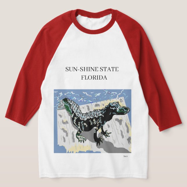 Camisa T: Alligador da Flórida (Postura )