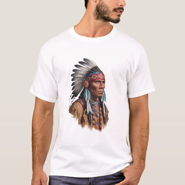 Camisa T - Americanos nativos (Frente)