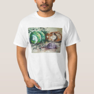 Camisa T Ann Hayes Pintando Conchas do Mar