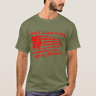 Camisa T-Bandeira Vermelha, Afastada, País Livre V