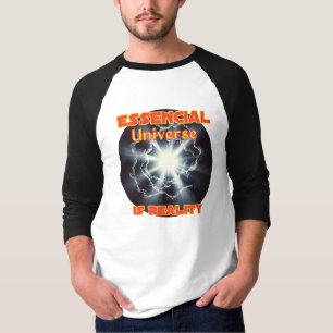Camisa T básica de 3/4 Capas de Raglan masculina