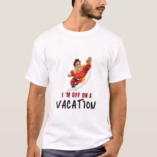 Camisa T básica - Estou de férias