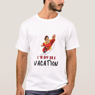 Camisa T básica - Estou de férias