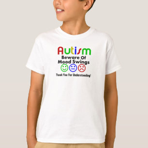 Camisa T BásicaSem Etiquetas das Crianças AutismSo