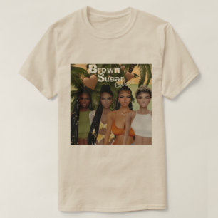 Camisa T-Bebês-Açúcar Castanho 13
