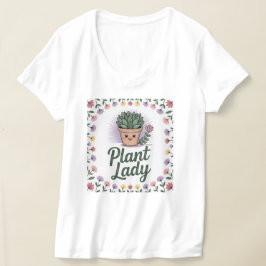 Camisa T-Camisa De Flores De Plantas Cute