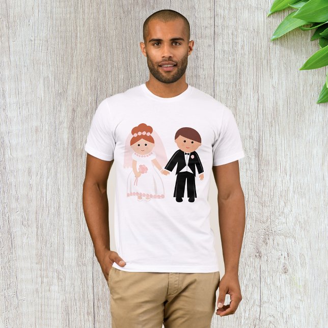 Camisa T Casal Bridal (Criador carregado)