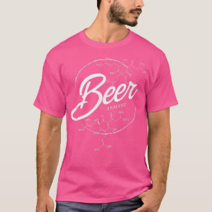 Camisa T-Cerveja Engraçada Por Analista De Cerveja