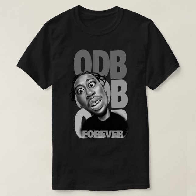 Camisa T Clássica de Caricatura do ODB Forever (Frente do Design)