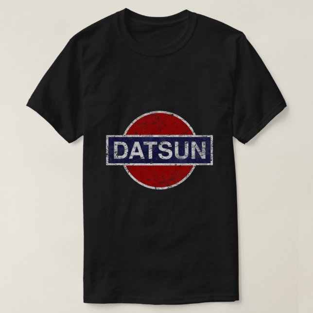 Camisa T Clássica do Carro vintage Datsun (Frente do Design)