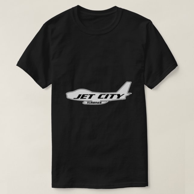 Camisa T Clássica do Logotipo da Cidade de Jato Br (Frente do Design)