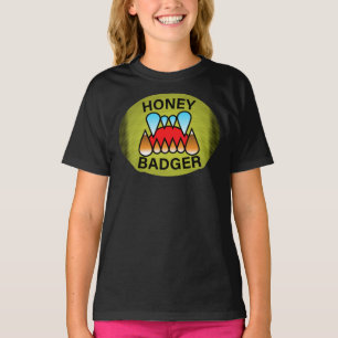 Camisa T Clássica do Logotipo do Badger de Mel
