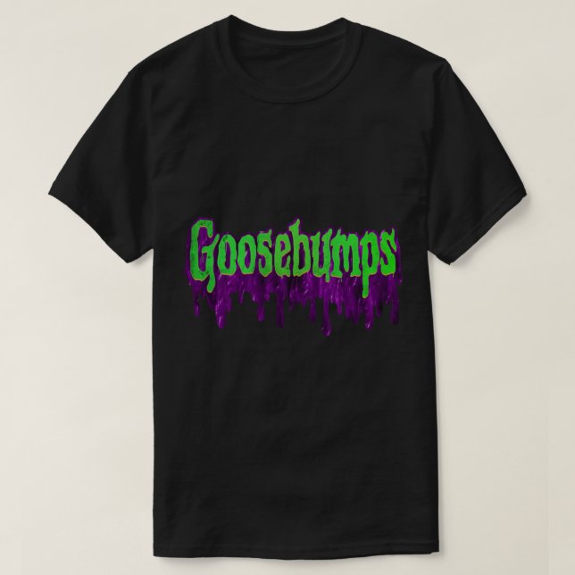 Camisa T Clássica do LOGOTIPO GOOSEBUMPS (Frente do Design)