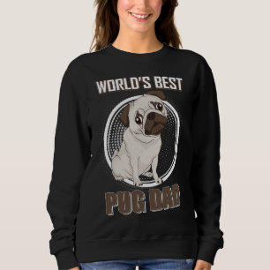 Camisa T Clássica do Pai de Melhor Pug do Mundo&x2