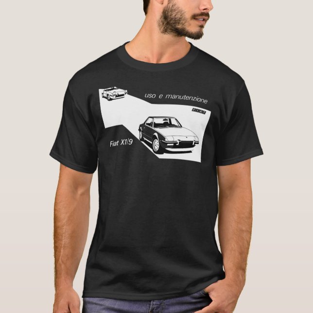 Camisa T clássica FIAT X19 (Frente)