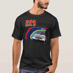 Camisa T Clássica Peugeot 205 T16