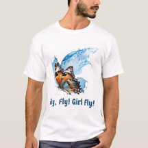 Camisa T com borboleta