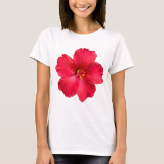 Camisa T com Hibiscus