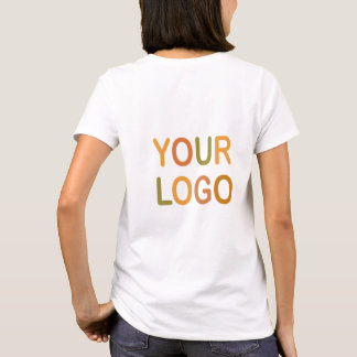 Camisa T com marca de logotipo comercial personali