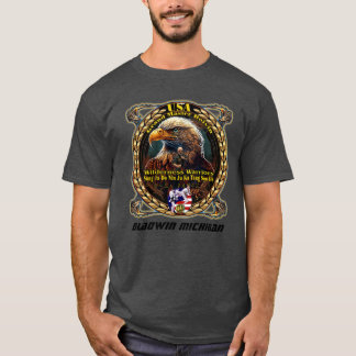 Camisa T com novos logotipos