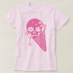 Camisa T Cone, Sorvete Rosa