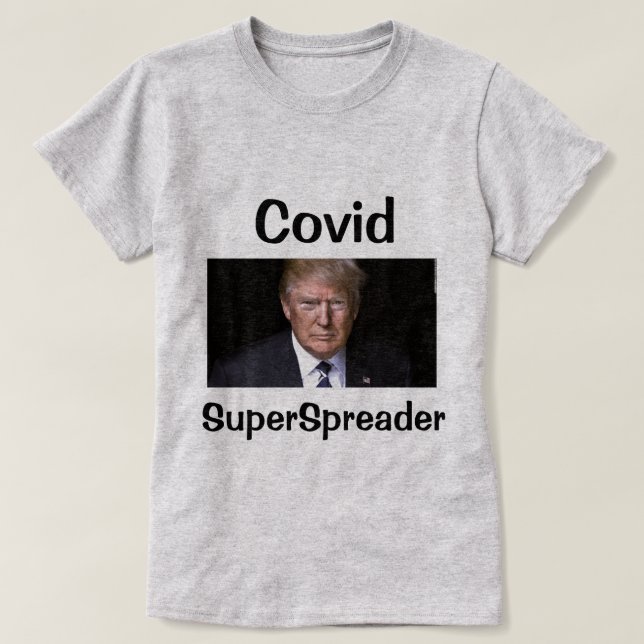 Camisa T Covid SuperSpreader (Frente do Design)