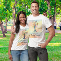 Camisa T da Árvore da Família de Reunião Familiar