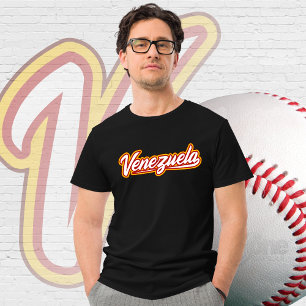 Camisa T da Equipe de Baseball na Venezuela
