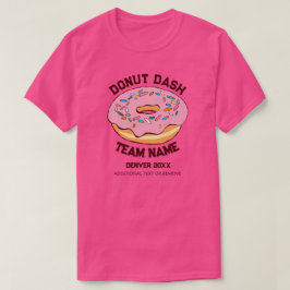 Camisa T da Equipe de Traços de Rosquinha Personal