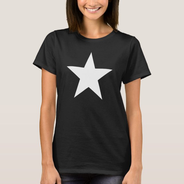 Camisa T da Estrela Branca Grande (Frente)