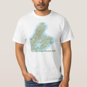 Camisa T da Ilha de Cape Breton com citação de B