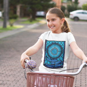 Camisa T Da Janela De Vidro Da Igreja