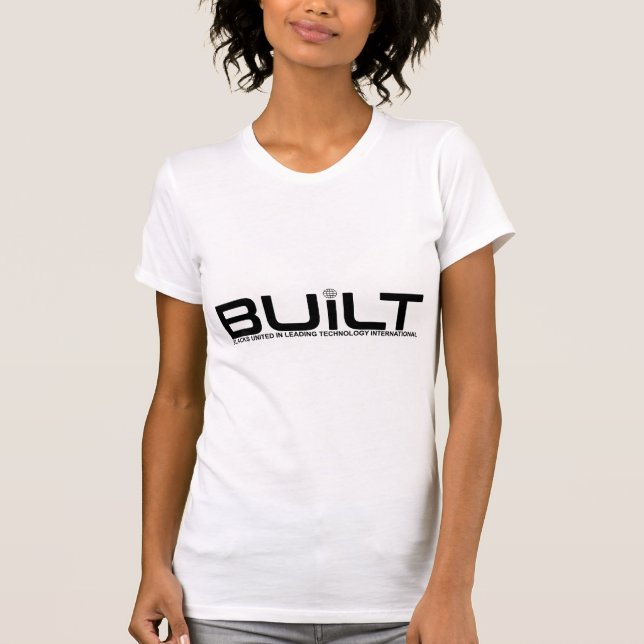 Camisa T da mulher BUiLT (Frente)