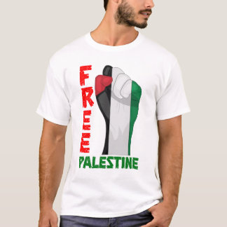 Camisa T da Palestina Livre