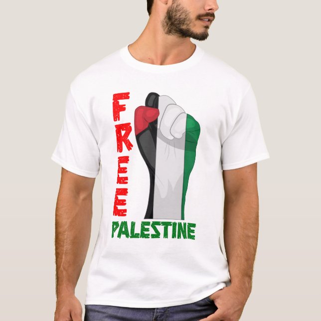 Camisa T da Palestina Livre (Frente)
