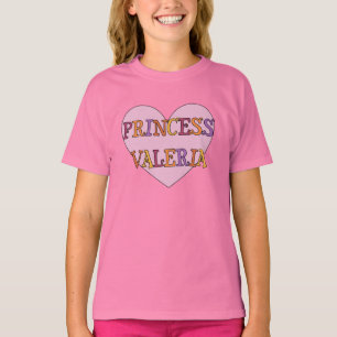 Camisa T da Princesa Valeria Kid