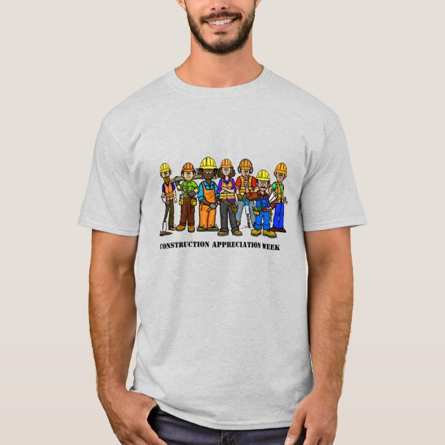 Camisa T da Semana de Apreciação de Construção (Frente)