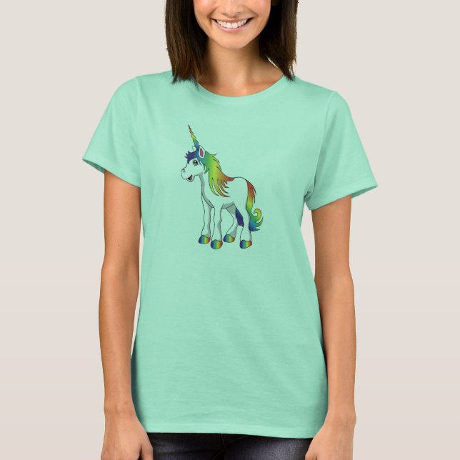 Camisa T das Senhoras do Unicórnio (Frente)