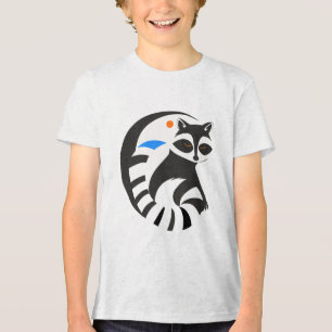 Camisa T De Acentos De Cor - Vida Selvagem Branca