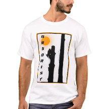 Camisa T de arboristas: escalador de silhueta Asce