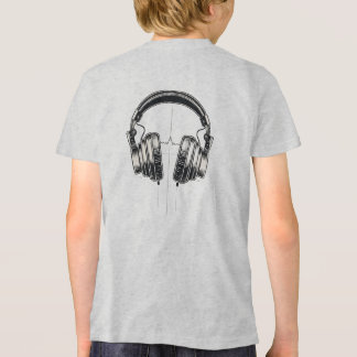 Camisa T De Arte De Fones de ouvido Retroativos - 