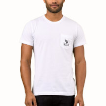 Camisa T de bolso branco DFS