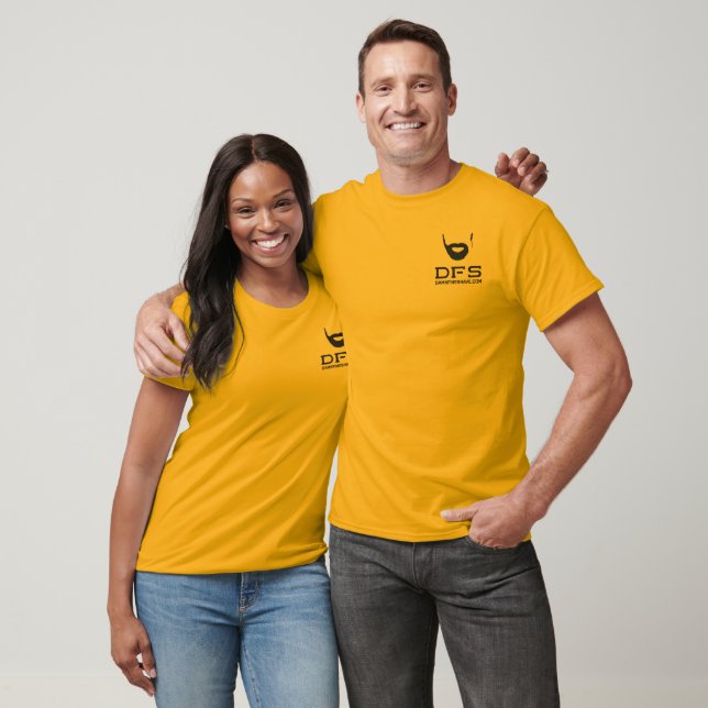 Camisa T de bolso branco DFS (Unissex)